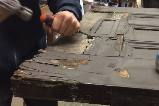 Seaside-wooden-door-repair